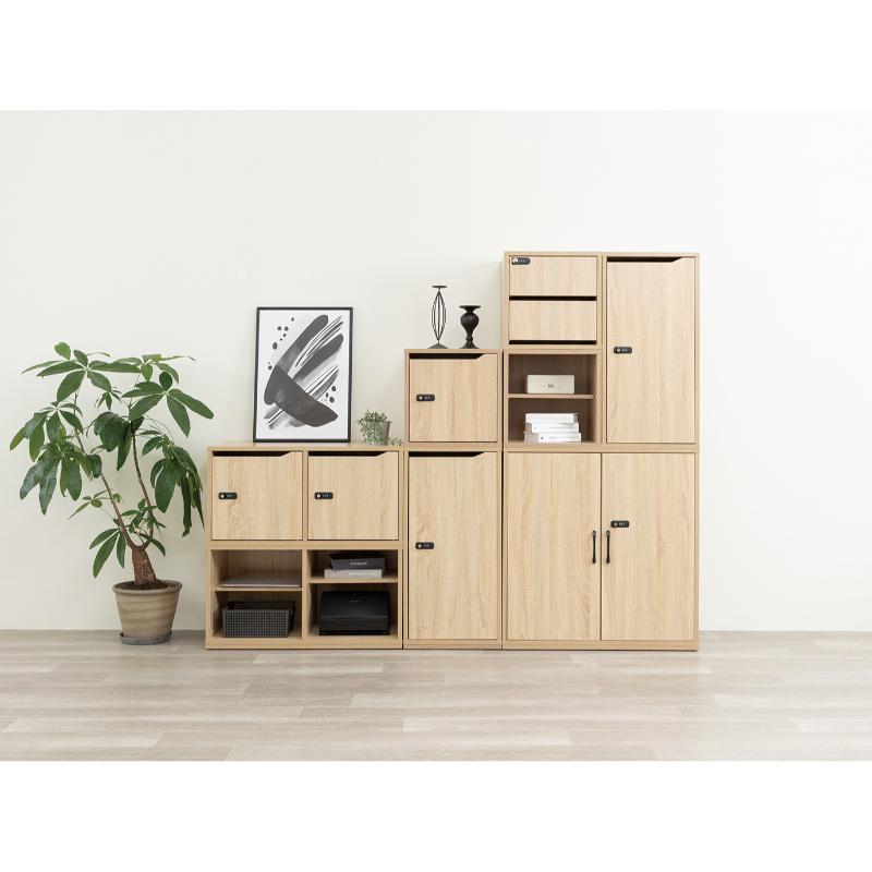店舗用品 組立式木製収納ロッカー アスカ