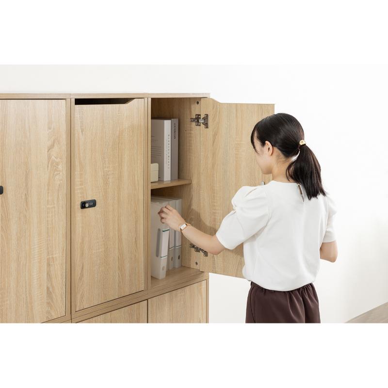 店舗用品 組立式木製収納ロッカー アスカ