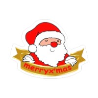 ラベル 90-9298 クリスマスサンタ 金箔押し 朋JSP