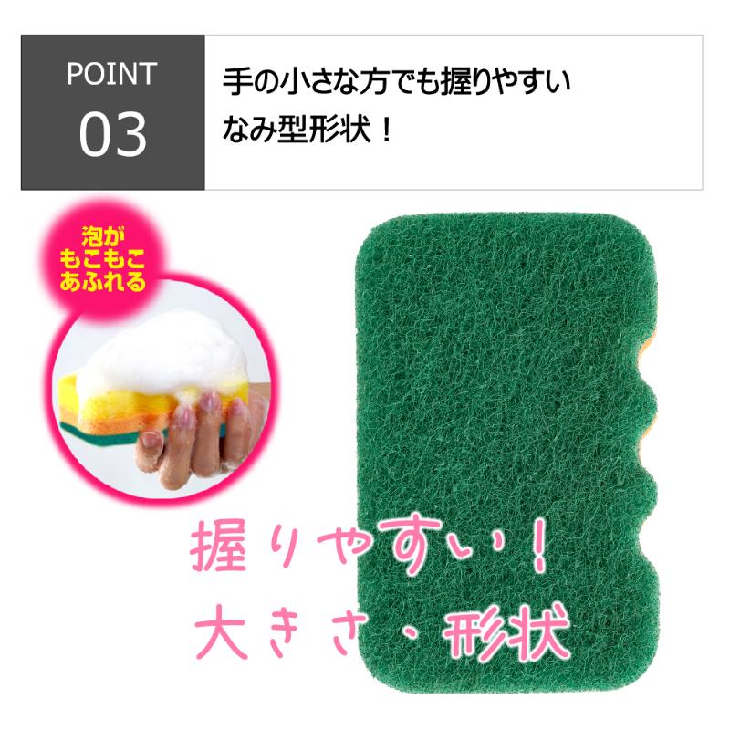衛生資材 クリピカ 泡だすスポンジ ハード キクロン