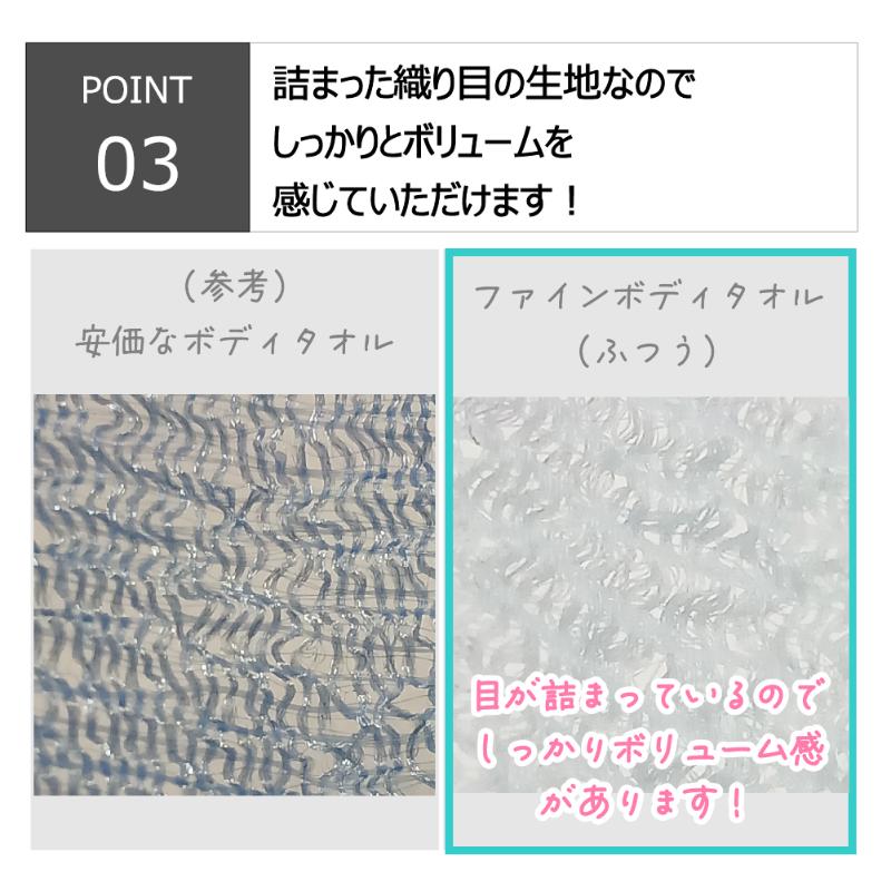 ボディータオル キクロンファイン シャスターふつうB キクロン
