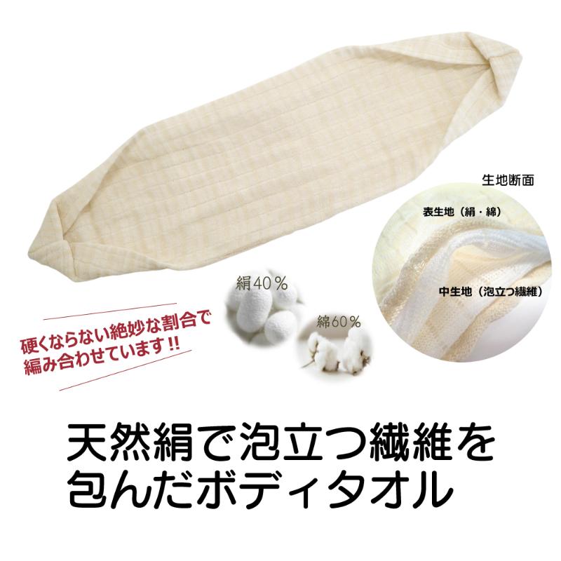 衛生資材 あわあみ ボディタオル泡絹 キクロン