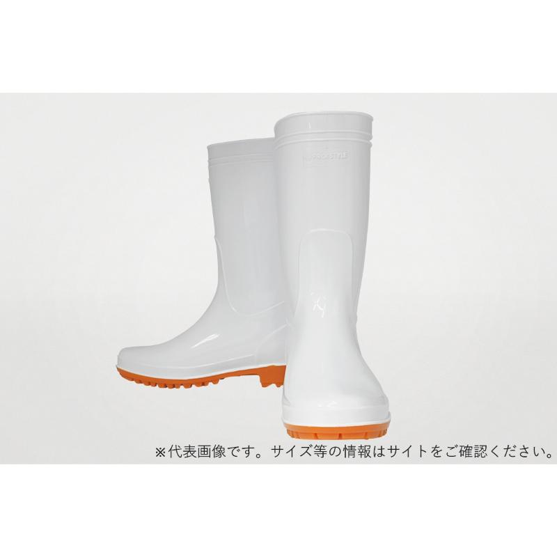 PS耐油長靴 白 24.5cm パックスタイル