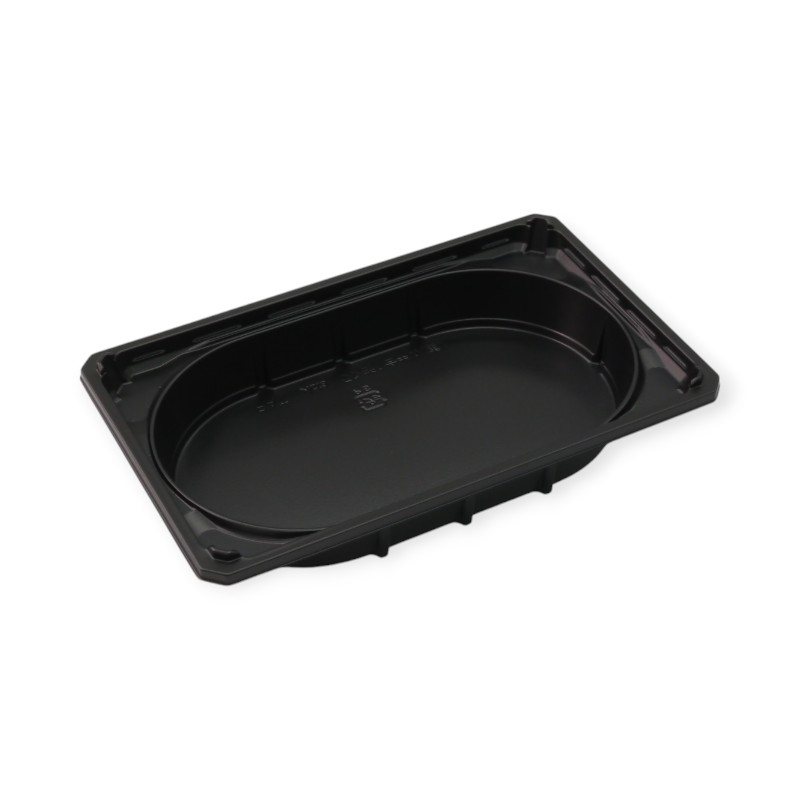 弁当容器 ワン折1合半W-31(重) 黒底 アクタ