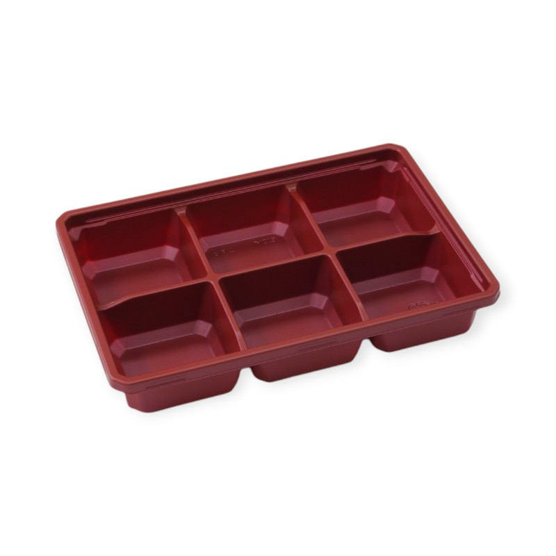 弁当容器 ワン折1合E-30 赤底 アクタ