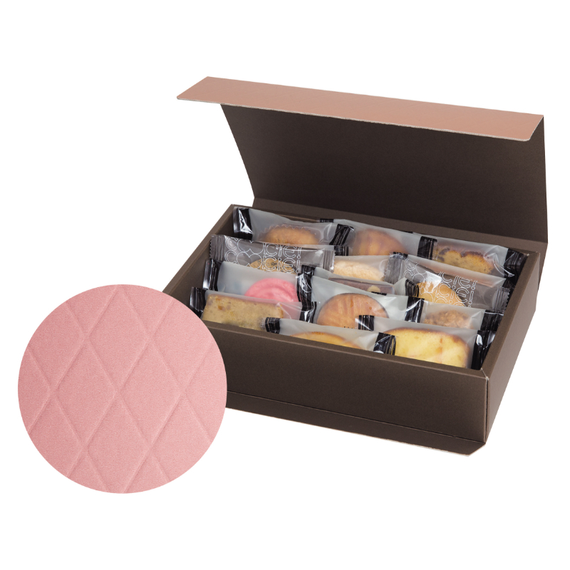 ギフト箱 HBダイヤキルトBOX ピンク M ヤマニパッケージ