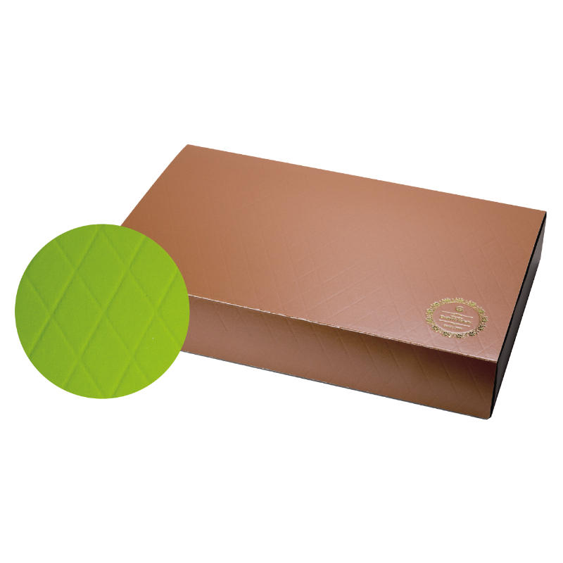 ギフト箱 HBダイヤキルトBOX グリーン LL ヤマニパッケージ