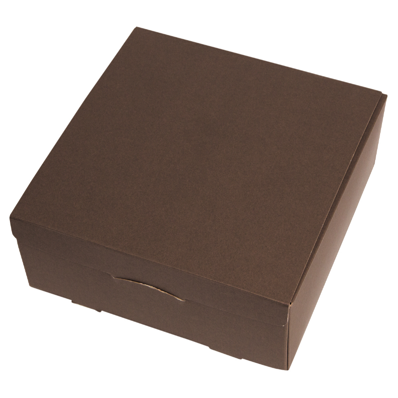 ギフト箱 マルチギフトBOX(M) 茶/オレンジ ヤマニパッケージ