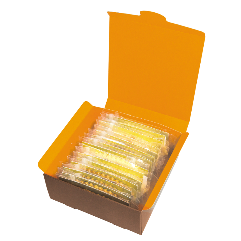 ギフト箱 マルチギフトBOX(M) 茶/オレンジ ヤマニパッケージ