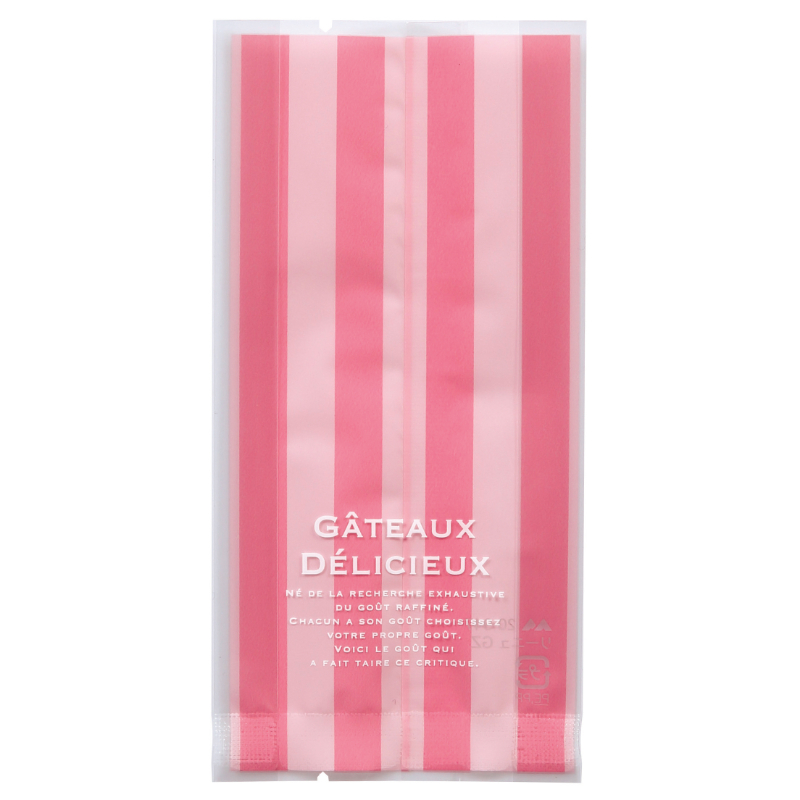 洋菓子・スイーツ用袋 リーニュ GZ ピンク ヤマニパッケージ
