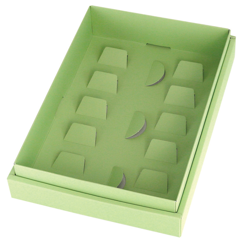 ギフト箱 ギフトBOXフリー 中 グリーン ヤマニパッケージ