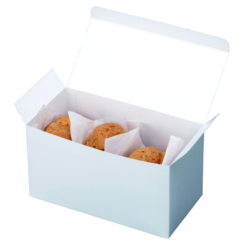 ケーキ箱 シュークリーム3ヶ箱 ヤマニパッケージ