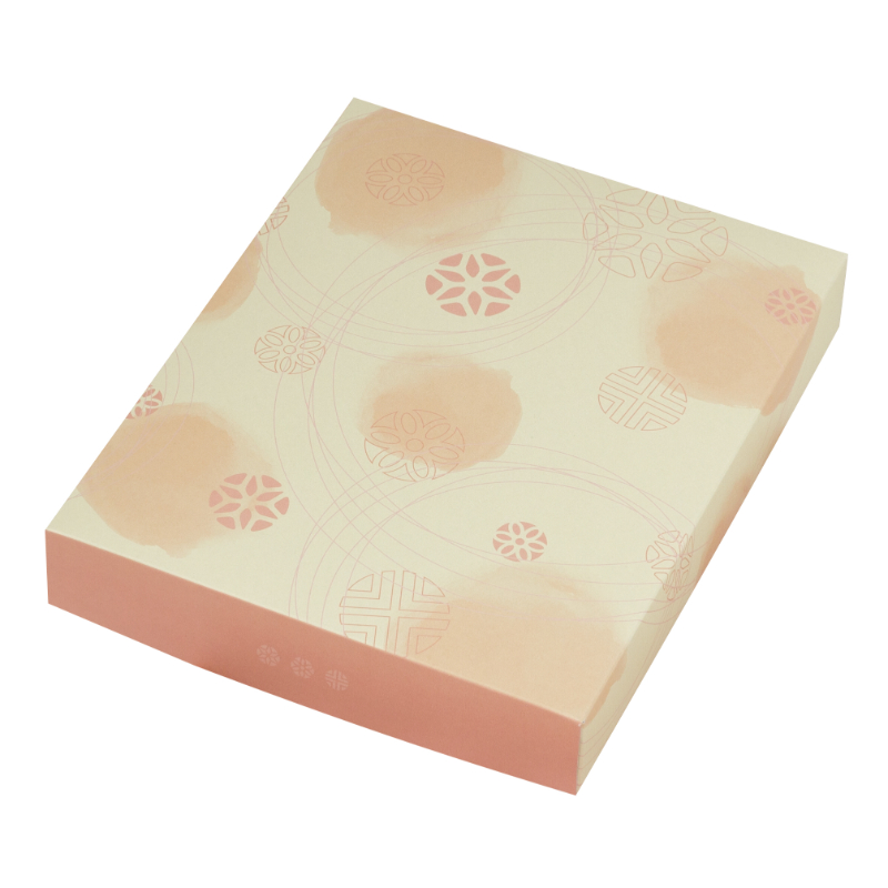 和菓子容器 和彩 こうばい色20ヶ入 トレー付 ヤマニパッケージ