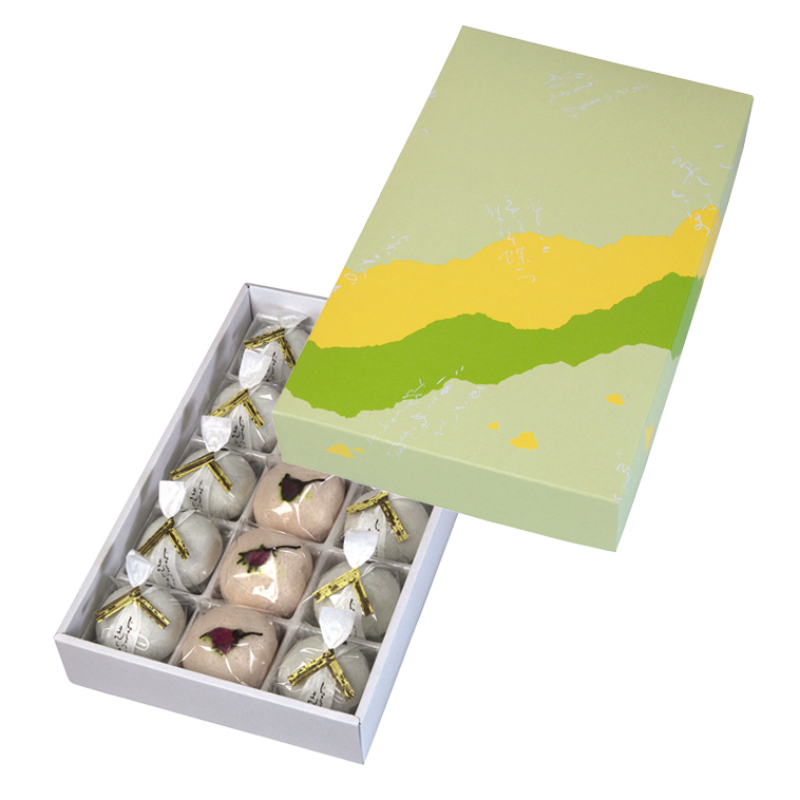 和菓子容器 四季の詩15ヶ入トレー付 ヤマニパッケージ