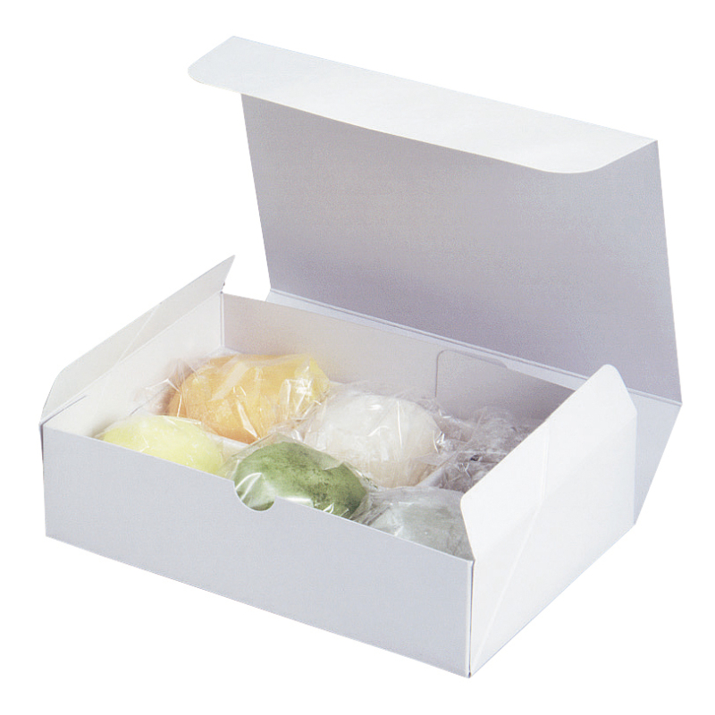 和菓子容器 大福6ヶ入白トレー付 ヤマニパッケージ