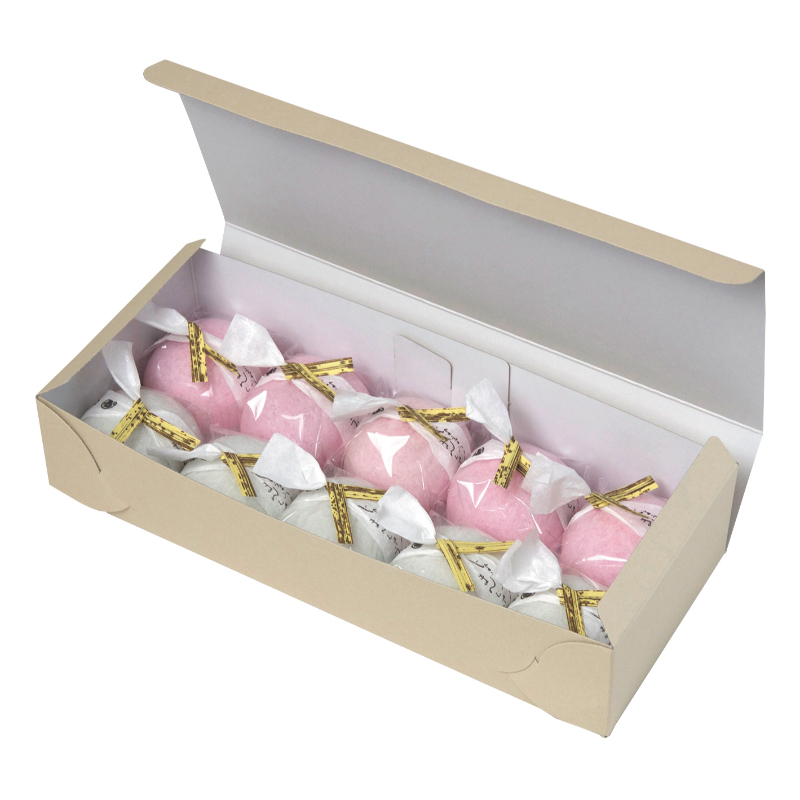 和菓子容器 和生サービスベージュ10ヶ入 ヤマニパッケージ