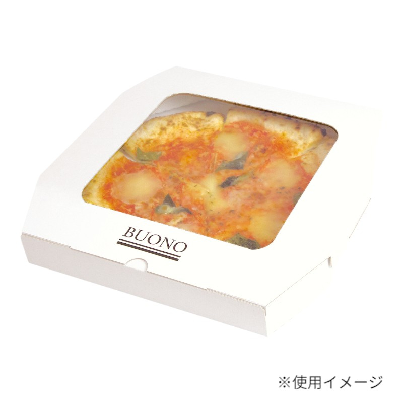 ピザ箱 ミエルピザ箱 11インチ 白ボーノ ヤマニパッケージ