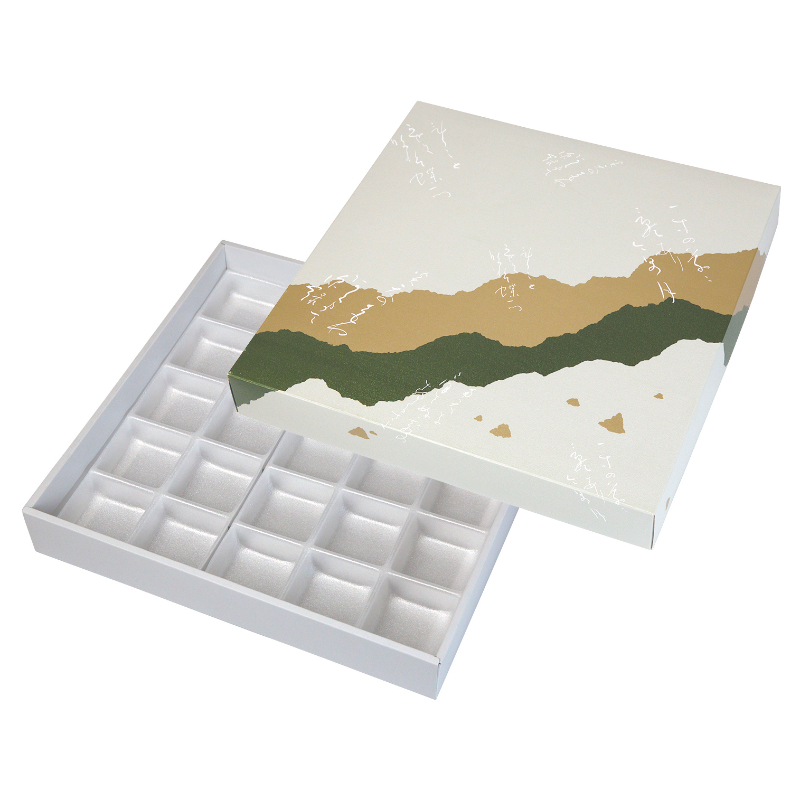和菓子容器 春夏秋冬25ヶ入トレー付 ヤマニパッケージ
