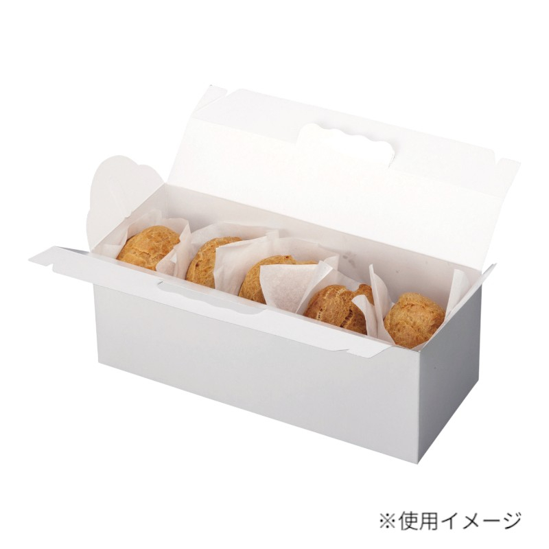 ケーキ箱 シュークリーム5ヶ手提箱 ヤマニパッケージ