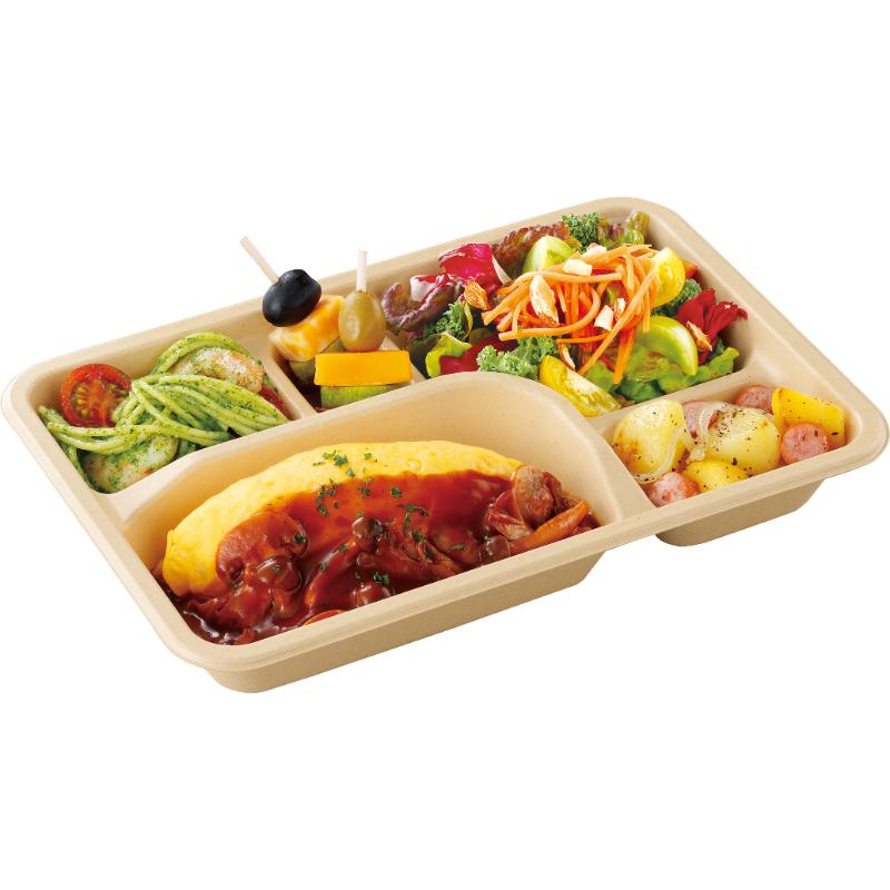 仕出し弁当容器 HSO 320-280 アラカルトBOX組立式 25カップ用 アヅミ産業