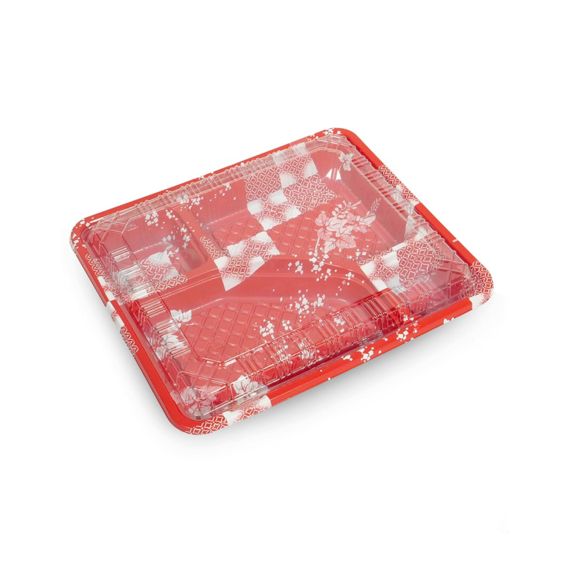 弁当容器 CY-2-1 ゆたか赤セット (OPS) エフピコチューパ