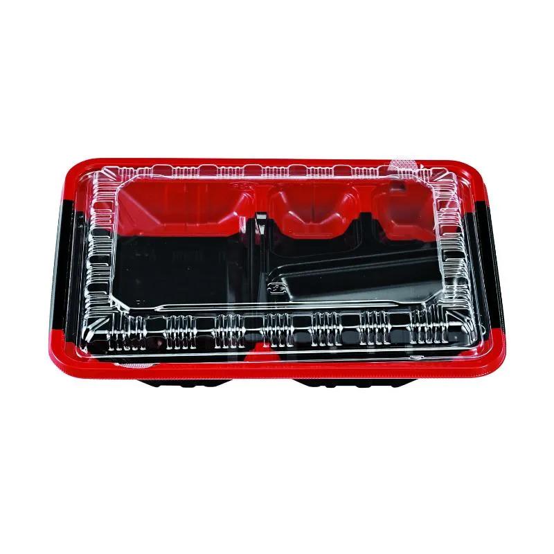 弁当容器 CK-1-1 フチ赤黒セット(OPS) エフピコチューパ