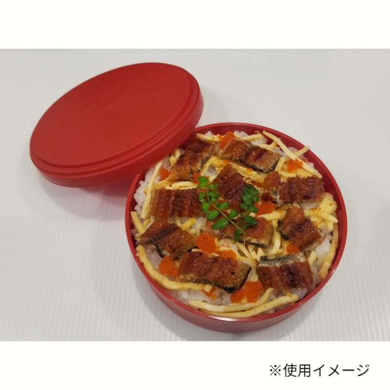 弁当容器 新わっぱめし(14)本体 赤 ニシキ