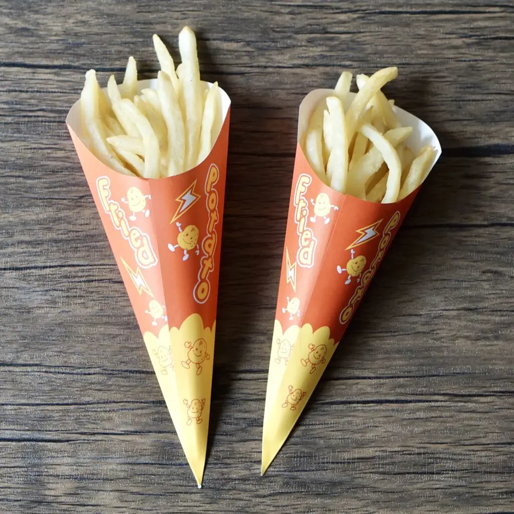 軽食容器 三角袋 ポテトL 三和紙工