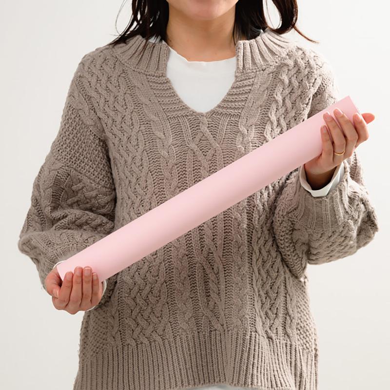 包装紙 WRP-RO4 ラッピングカラーPPロール-4/ピンク(1巻) ヘッズ