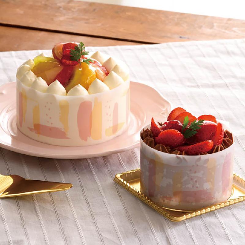 食品シート WCM-HOF1 ウォーターカラーホールケーキフィルム-1(50枚) ヘッズ