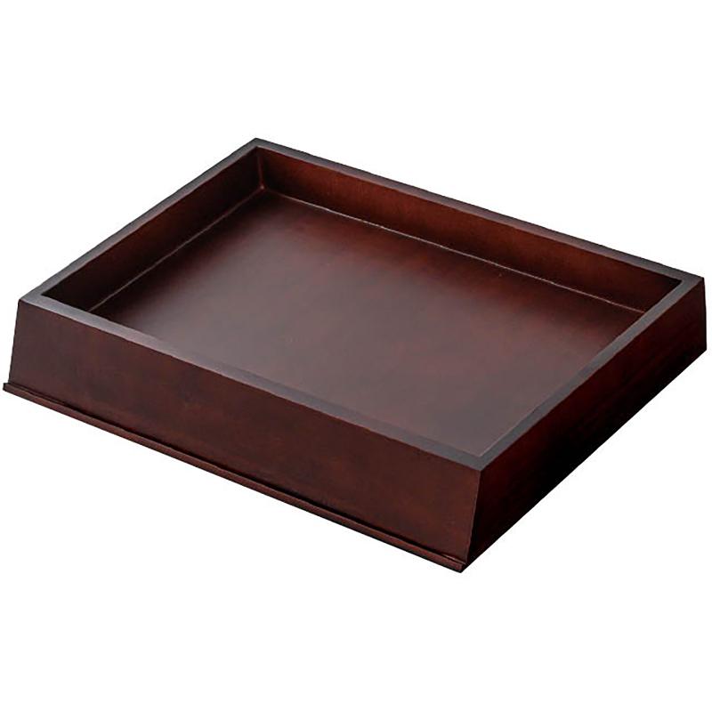 売場備品 ZYU-DIT4 ウッドディスプレイトレイ-4(1個) ヘッズ