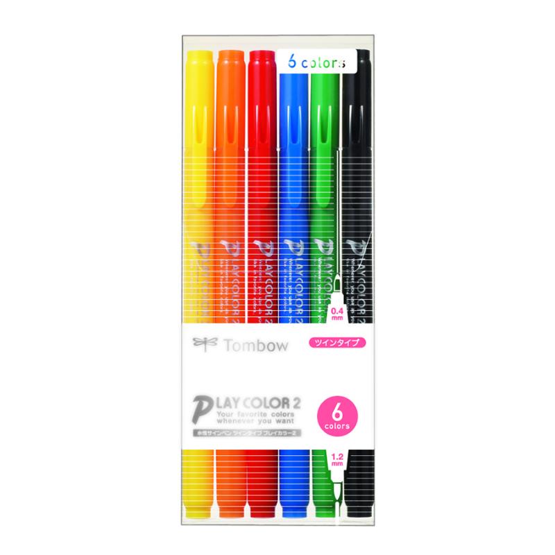 筆記具 GCB-611 水性サインペンTP 6Cパック トンボ鉛筆