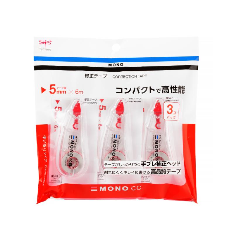 筆記具 KCB-326 修正テープ モノ CC5 3Pパック トンボ鉛筆