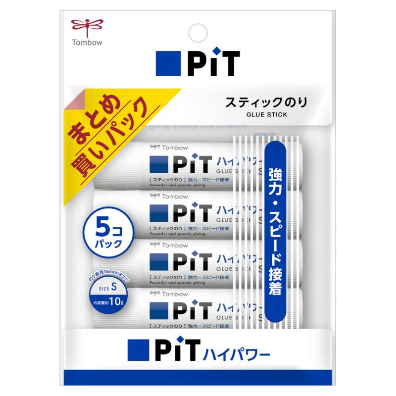 筆記具 HCA-511 スティック糊ピットハイパワーS 5Pパック トンボ鉛筆