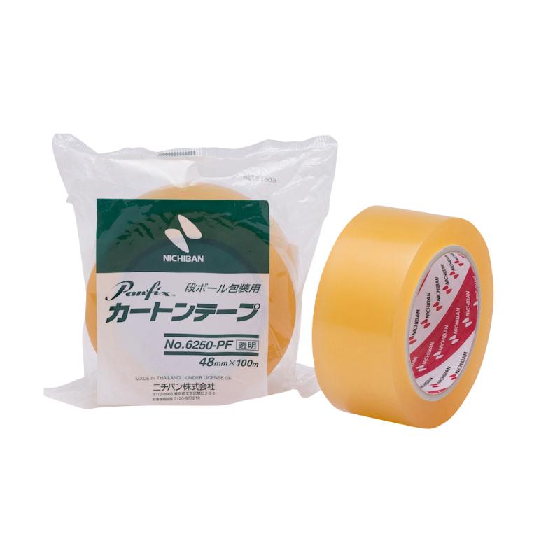 梱包資材 カートンテープNo.6250PF 透明 48×100 ニチバン