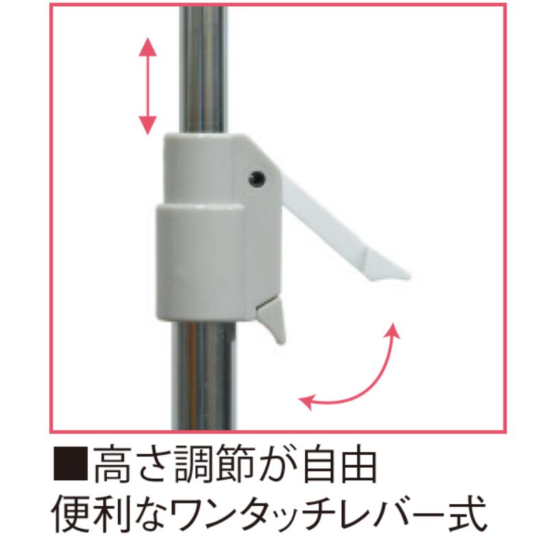 フロアースタンド マルチパネルスタンド(B3、A3用) クローム 友屋