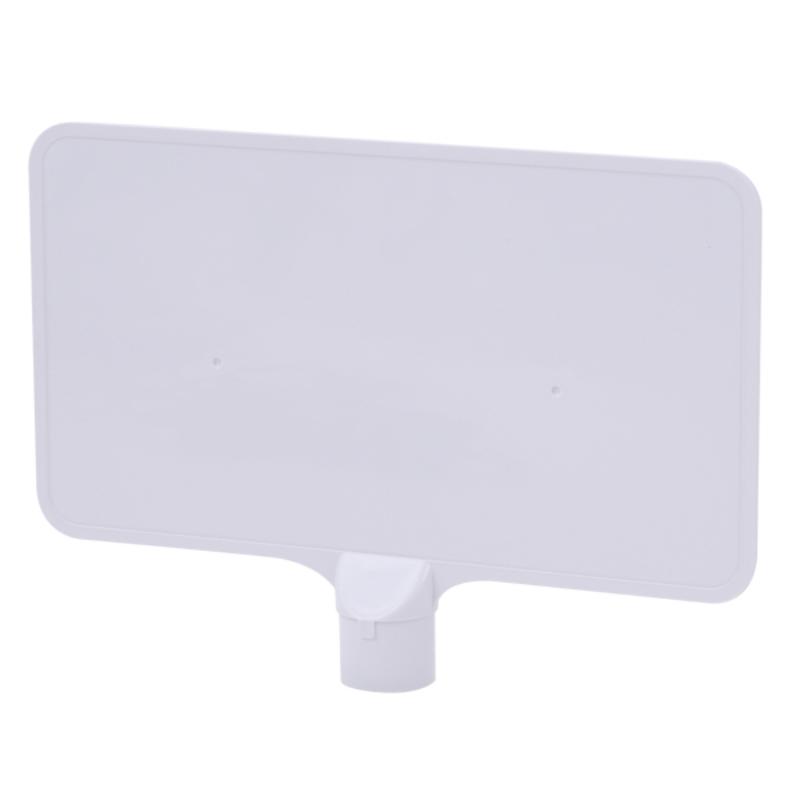 安全保安用品 サインボード無地 Y-04 (A-2付) 白/横 友屋