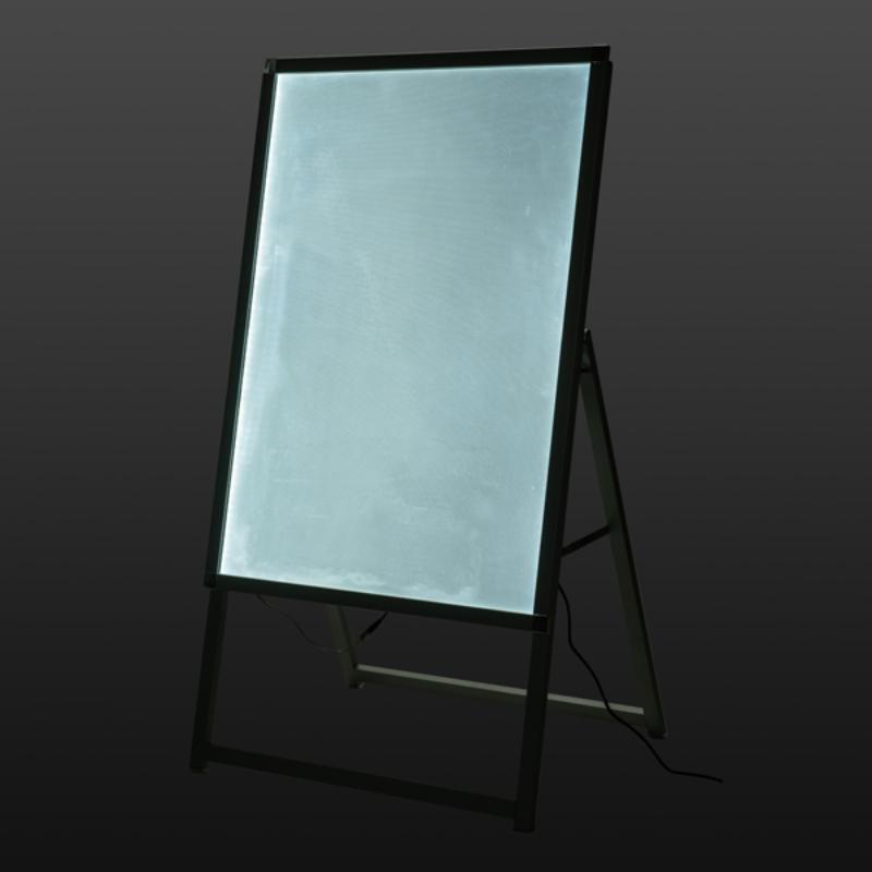 ライト付パネルスタンド イージーライト A B1片面ブラック 友屋