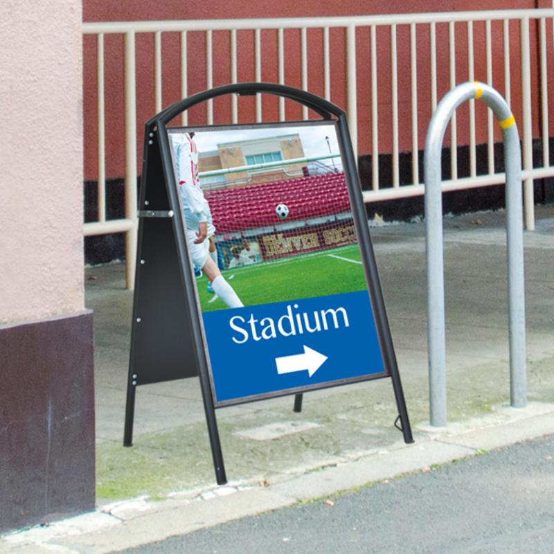 スタンド看板 アーチAスタンド ブラック 友屋