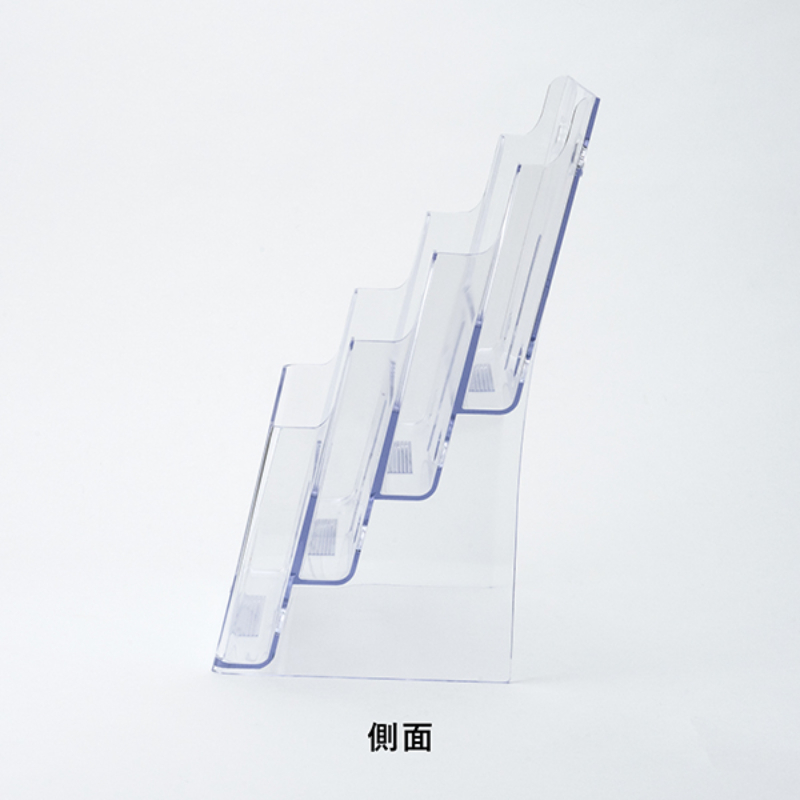 売場備品 カタログケース A4 4段 T774 友屋