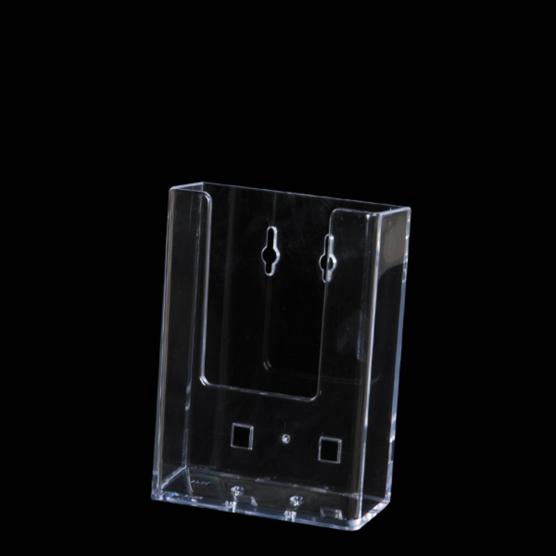 売場備品 カタログホルダー W110 A4三ッ折 壁掛 友屋