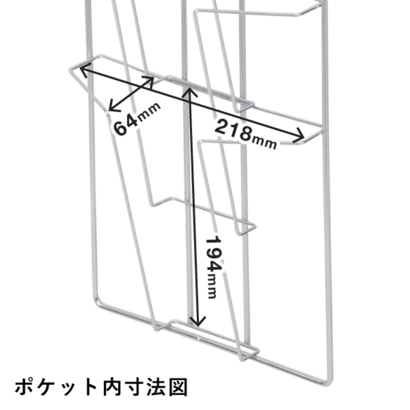 売場備品 ワイヤーウォールラック TW-25 A41列5段 友屋