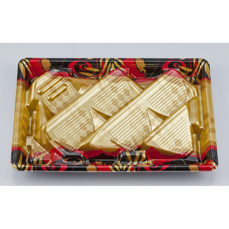 刺身容器 SF冴盛段K24-17 うず笹 本体 シーピー化成