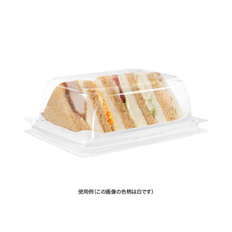 サンドイッチ容器 バイオ リバサンド 3BR 黒 リスパック