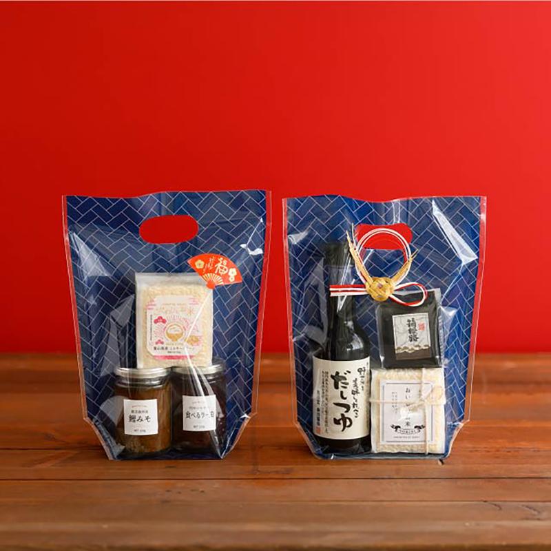ラッピング用品 JT-OSBS 和模様スタンドバッグ-S/ひがき(30枚) ヘッズ