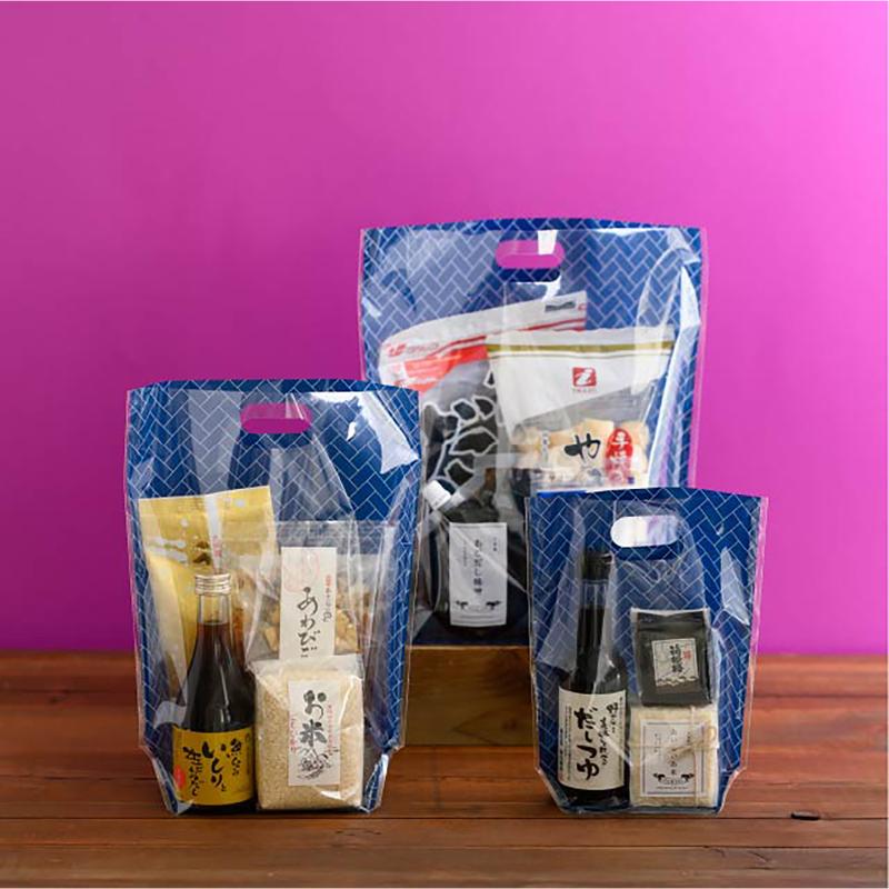 ラッピング用品 JT-OSBS 和模様スタンドバッグ-S/ひがき(30枚) ヘッズ