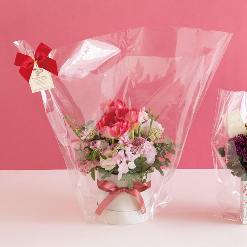 ラッピング用品 M-O3 無地アレンジOPPバッグ-3(50枚) ヘッズ