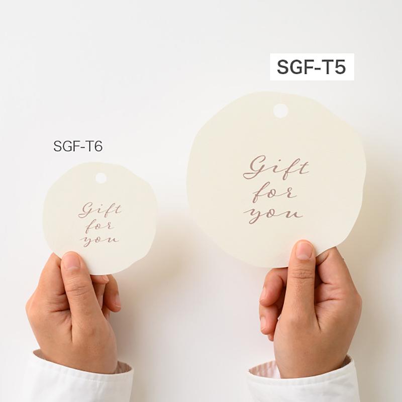 贈答用飾り SGF-T5 シンプルギフトタッグ-5/ナチュラル(50枚) ヘッズ