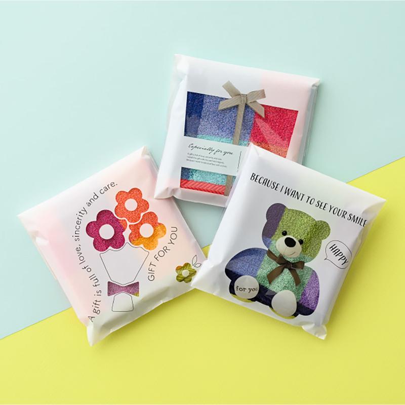 ラッピング用品 SIT-TO3 シルエットテープ付OPPバッグ-3/ハッピーベア(50枚) ヘッズ