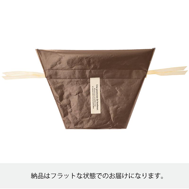ラッピング用品 SHB-RIF6 シャイニーリボン付不織布カバー-6/ブラウン(10枚) ヘッズ